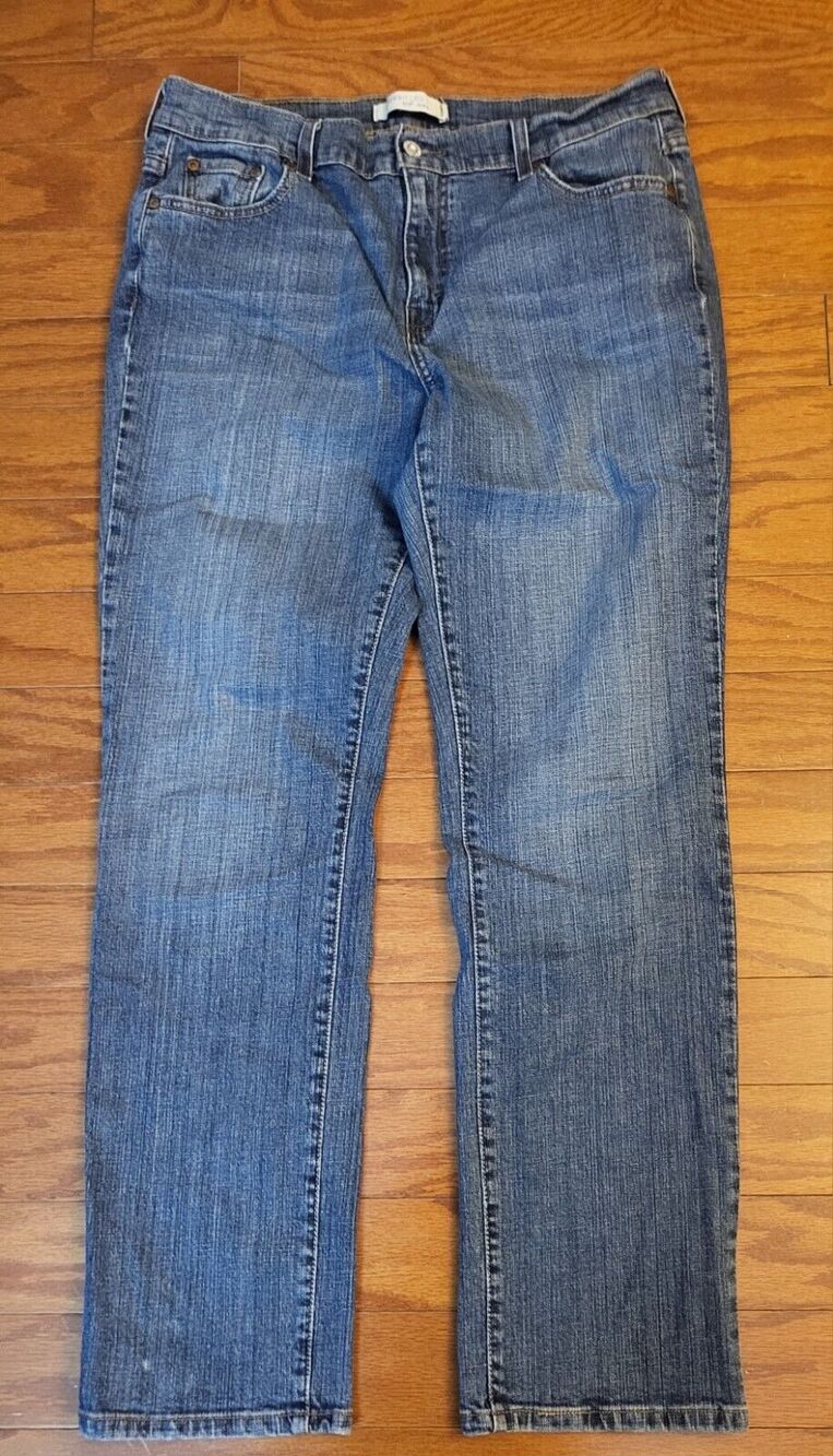 Vintage LEVI STRAUSS 505 Women Size 14 W32 Classic Straight Jeans Mid Rise